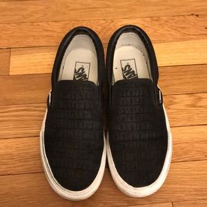 Vans Embossed Classic Slip-On Platform Sneaker
